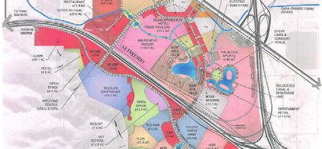 Disney World, Dreamport Villages is a $4 Billion, 1,500 acre amusement park is expected to generate