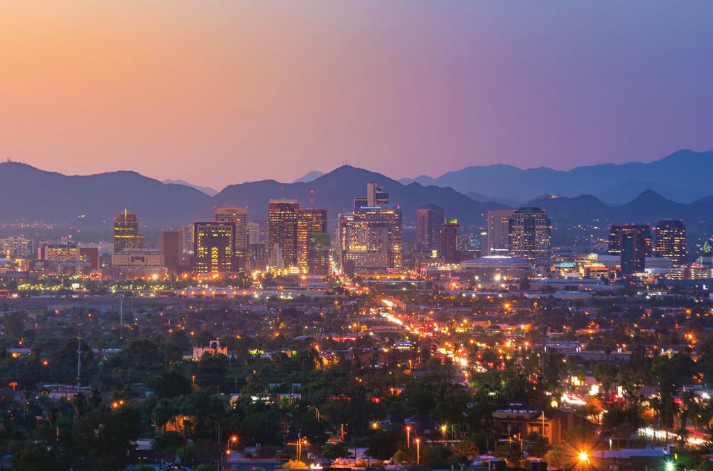 Phoenix, AZ Phoenix MSA Phoenix is located in the heart of the fastest growing and most dynamic metropolitan area in the country with a population of over 4 million people.