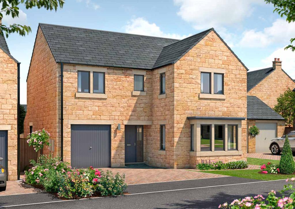 The Newton 4 Bedroom Detached Family Home Real Stone Triple