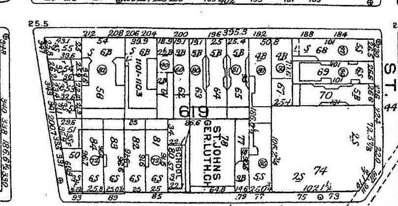 Tax Map and Location 198 West 10th Street, New York, NY Tax Block: 619 Lot: 63 Location: The south side of West