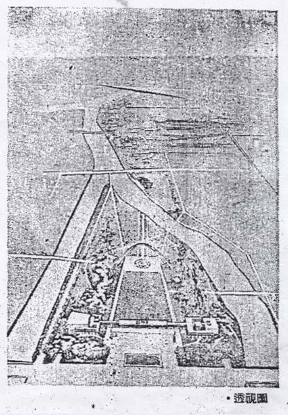 Figure 3- Tange s plan (bird s-eye view), Kenchiku Zasshi, October- November 1949, p.42. Figure 4- Author s explanation of the plan shown in Figure 3.