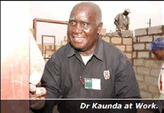 Kenneth Kaunda First Republican President Builds simple, decent, affordable houses