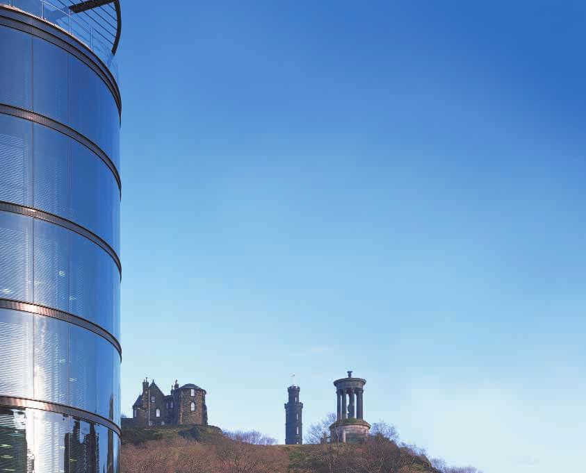 Figure 4a: Preserving the views of Calton Hill Monument Photograph by Keith Hunter Figure 4b: Creating a new view from Calton Hill leisure and commercial facilities wrapped up in a development of