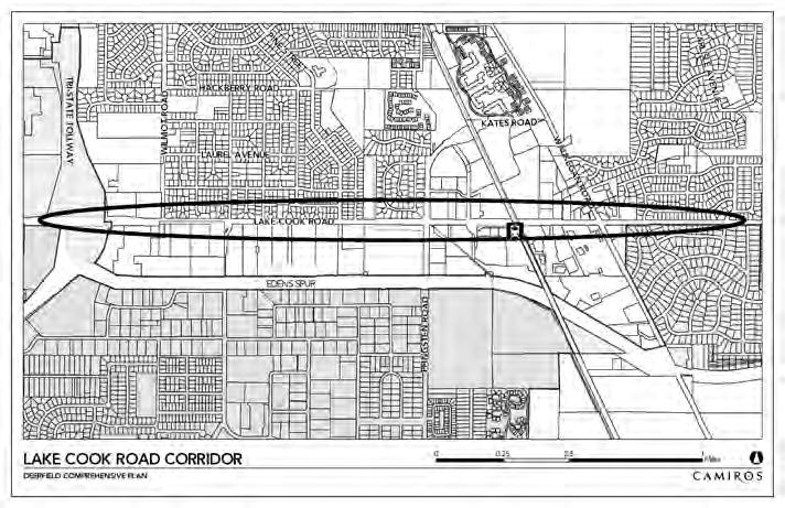 4.3 LAKE COOK ROAD CORRIDOR Figure 4.4: Lake Cook Road Corridor Lake Cook Road is a designated Strategic Regional Arterial that links the Edens Expressway (I-94) and I-290 (Route 53).