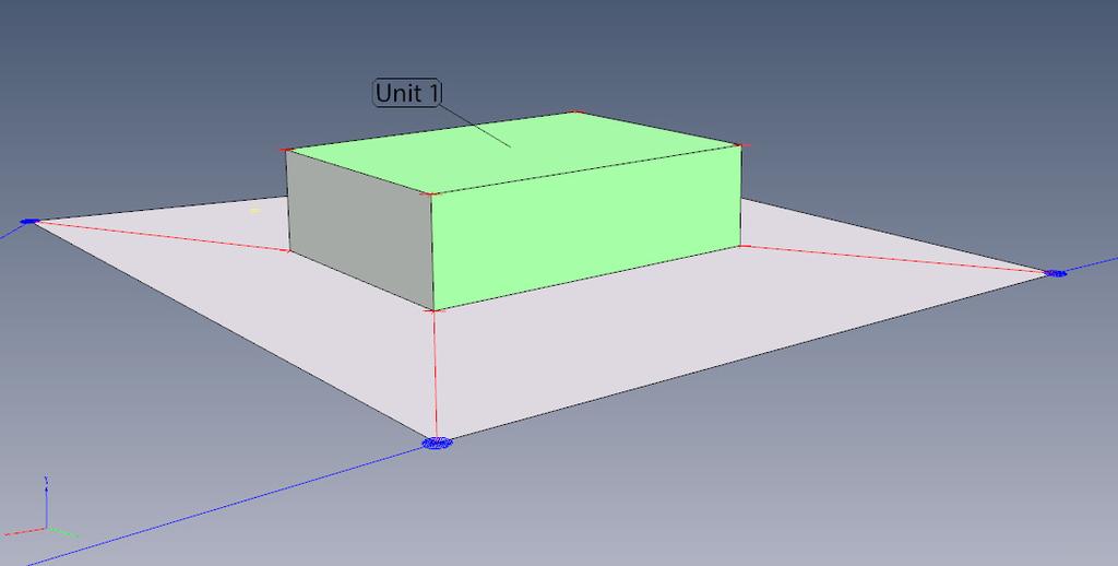 Figure 2 (below) is a perspective view of a 3D spatial object representing a secondary right that is restricted in upper and lower heights located in relation to its underlying primary parcel.