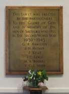 (1911-1943) GILES STIBBERT ESQ R AND JANE HIS WIFE, WITH ELIZABETH AND CELIA SLATER, HAVE PRESENTED THE SUM OF 199-4-6, (INVESTED IN CONSOLS) FOR THE USE OF THE PARISH SCHOOL OF SALTFORD FOR EVER,