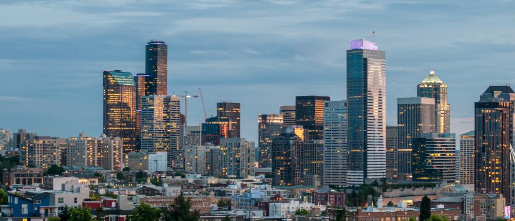 PUGET SOUND ECONOMIC TRENDS In 2019, Expedia will finish moving its headquarters north of the downtown core into Seattle s lnterbay neighborhood, after acquiring the former Amgen campus on the East