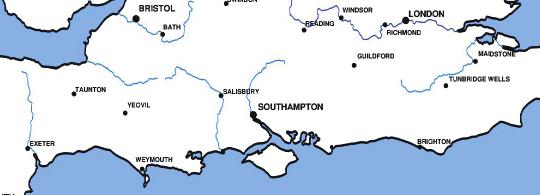 LOCATION AND SITUATION The Cathedral City of Chichester is located approximately 65 miles south west of London, 15 miles east of Portsmouth and 30 miles west of Brighton.