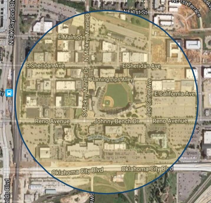 BALLPARKS AS CATALYST FOR DEVELOPMENT Oklahoma City Dodgers AAA 9,000 Seat (current),