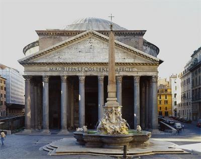 8 Francesca Miller Jefferson sought to create an exact replica of the Pantheon based on Palladio s measurements, but on a smaller scale so that the Rotunda would not detract from the splendor of the
