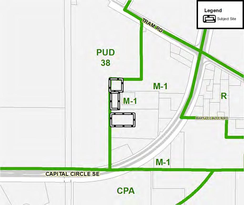 LMA 201802: Capital Circle and Tram Road Page 9 of 14 Current Zoning Current
