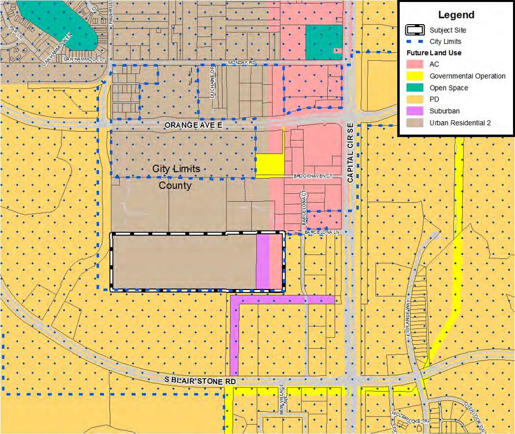 Map Amendment LMA201805 Formerly Activity center