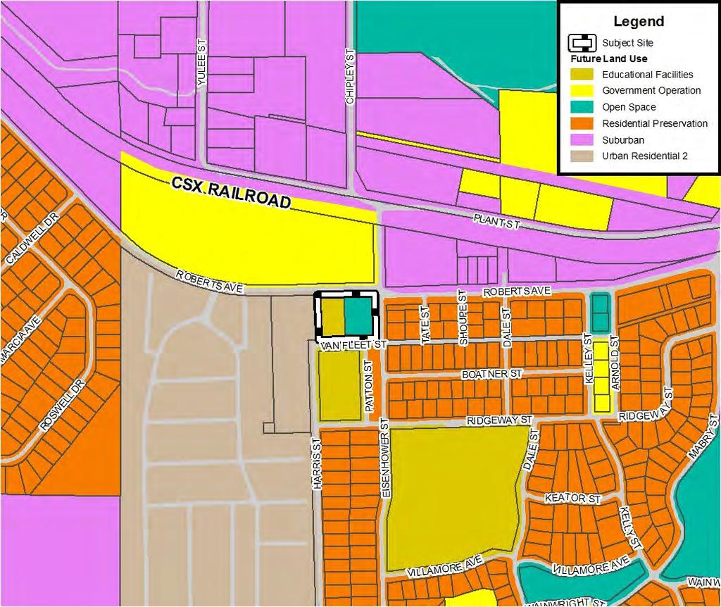 PCM201803: FSU Health Clinic/Roberts Avenue Page 3 of 11 Current Future Land Use Map Designation Current Designation Educational