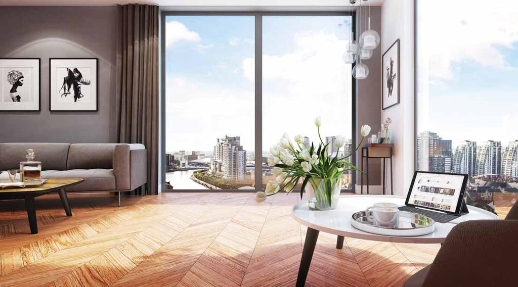 S Studio apartments from: 00,000 Bedroom apartments from: 5,000 6 Situated in the heart of the Quays, this prime residential development brings a mixture of 9 stunning and bedroom apartments to