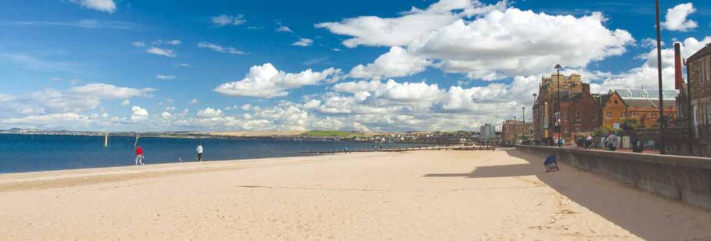 Life in Portobello A historical seaside town located only 3 miles from Edinburgh City Centre, Portobello is a bustling hive of activity, both along the seafront promenade and the stylish high street,