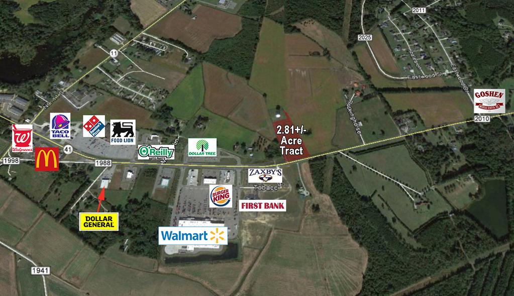 LAND FOR SALE PROPERTY INFORMATION Located in front of the Water Tower on Hwy 41 W Across from Super Walmart Tract behind Water Tower has been approved for PUD-20 Single Family & 6 Duplex Homes