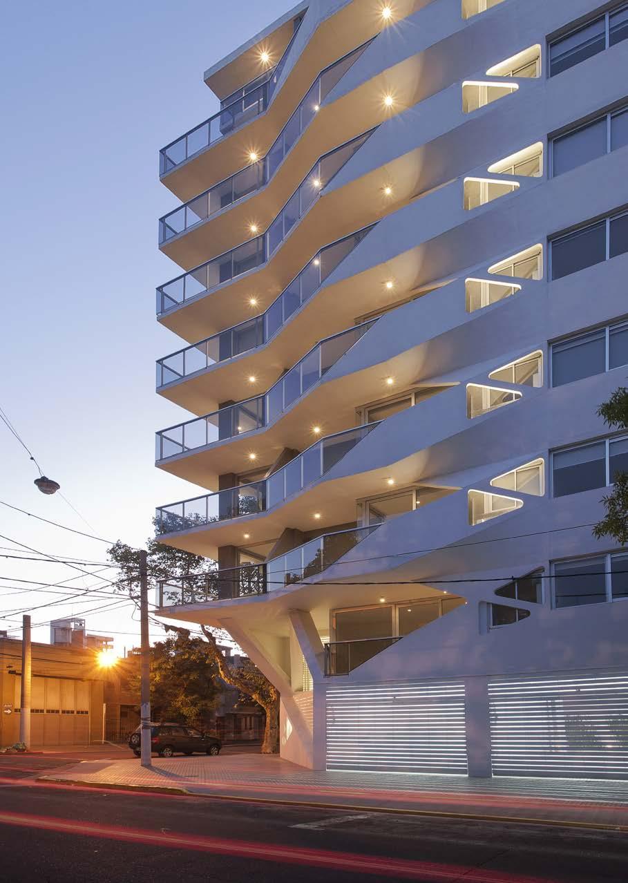 Jujuy Redux Project Type: Multi-Family Housing Location: Rosario, Argentina Status: Completed, 2012 Size: 130 m2 / 13,00 sq ft Client: Private Left Night Time East Elevation 2 Jujuy Redux is a