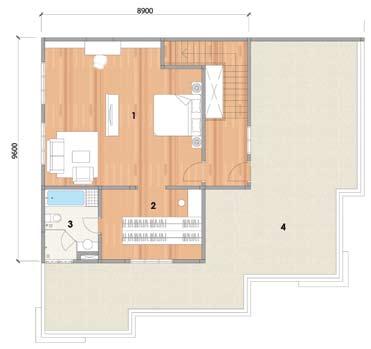 sq. ft. / 78 m 2 ) C3 Lower Floor 8. Bedroom 1 9.