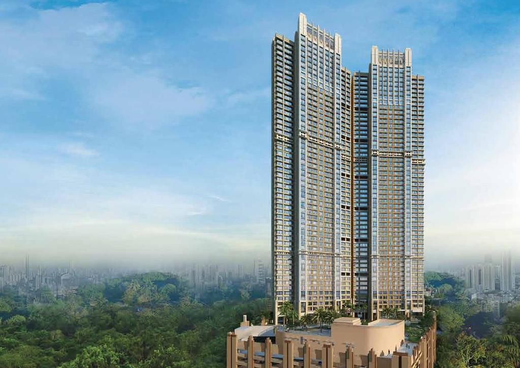 MUMBAI Sewri, Mumbai Two iconic high rises in Sewri, Mumbai 2,3 BHK & 3 BHK Majestic Residences, four apartments per floor Views of the city s Eastern Harbour, Sea & Skyline More than 60% area for