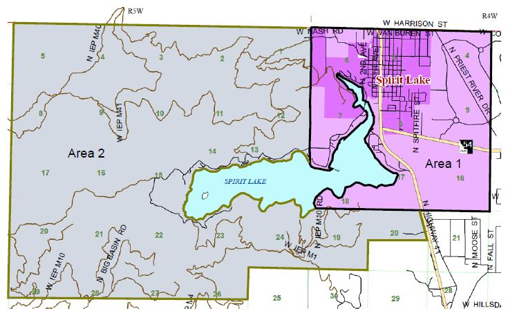 Illustration 10-1201 Spirit Lake Area of City Impact Map Article 10.13 State Line [Reserved] Article 10.14 Worley 8.10.1401: LEGISLATIVE PURPOSE: The purpose for establishing an Area of City Impact is to identify an urban fringe area adjoining the City of Worley, Idaho.
