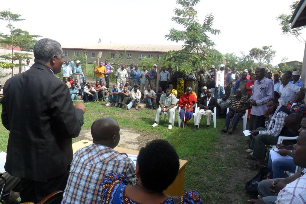 6.3.3 Ward Public Meetings with Mtaa leaders Two public meetings were conducted at Sokon 1 ward affected by the proposed Unga limited MurietRoad during the ESIA and while preparing the RAP.