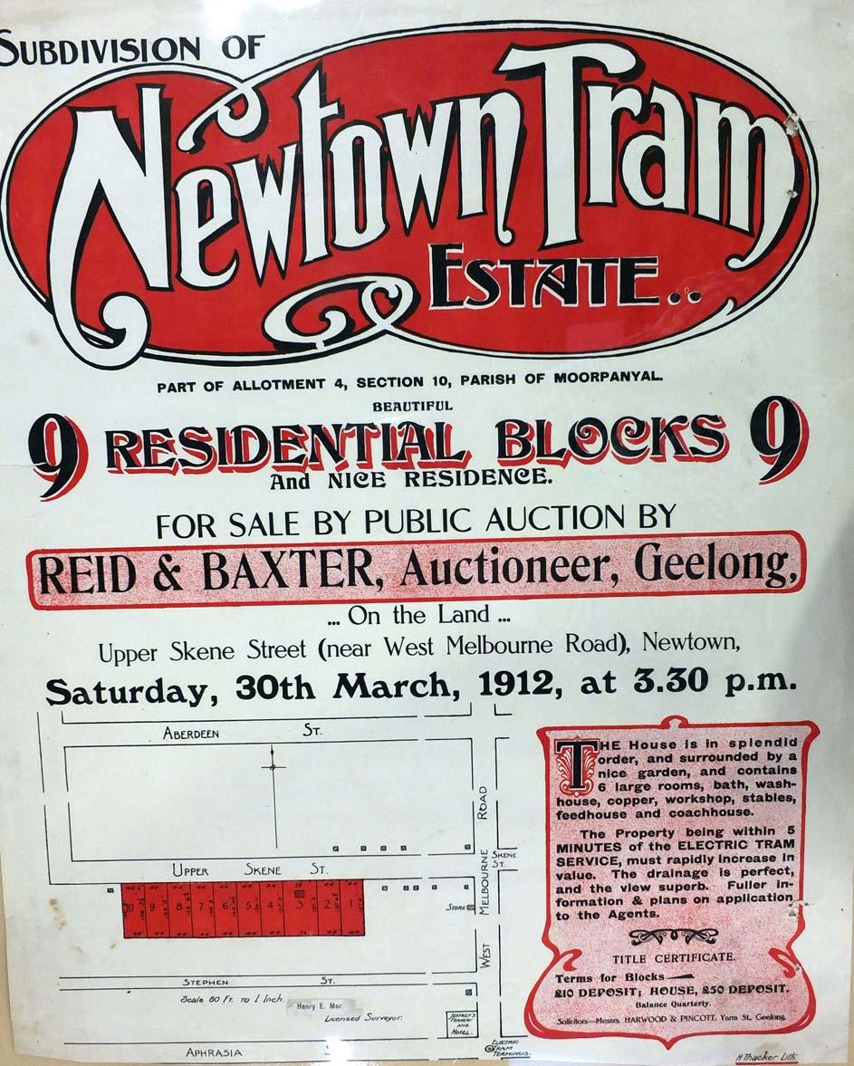 Newtown West Heritage Review 2015 16 PLACE NAME: Heritage Precinct Place No. PRECINCT 2 ADDRESS: 1 63 s Assessment Date: May 2016 Figure 8: Newtown Tram Estate, 30 March 1912.