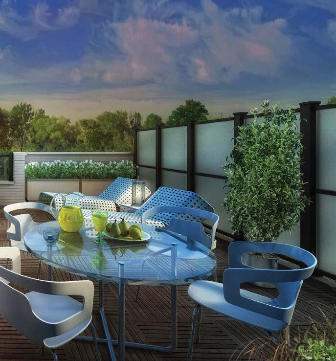 *Illustration is artist s concept. Terrace homes offer an innovative outdoor area, showcasing stunning views of Pickering and allowing you to feel like you re on top of the world.