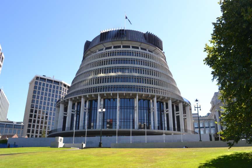 The Executive Wing of Parliament ( the Beehive ) Bowen Street Image: Charles Collins, 2015 Summary of heritage significance The Beehive is the Executive Wing of Parliament and is notable as a bold