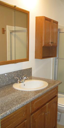the units have been renovated with new granite kitchen countertops, updated kitchen cabinets, new appliances
