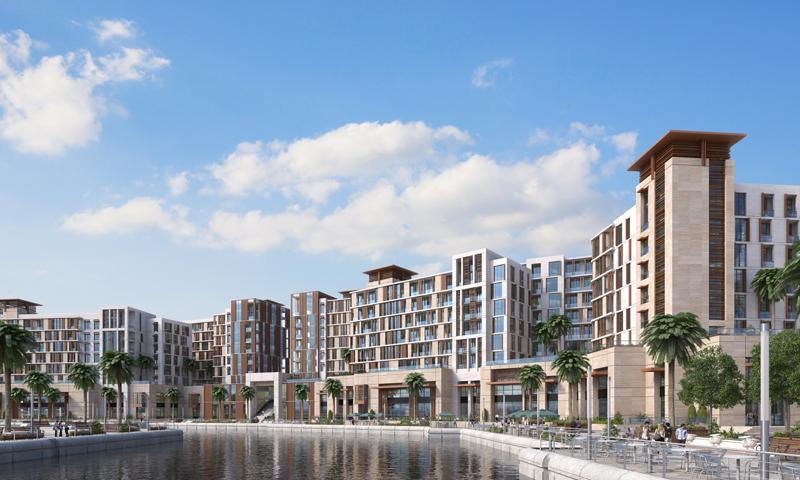 Dubai Wharf the development of Dubai Wharf project. The site is a waterfront plots part of Cultural Village Phase 1 made up of an existing Jaddaf and reclaimed land from the Creek.