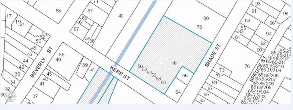 Roll Number: 30 06 080 017 05700 0000 Address: 50-60 Kerr St (Redeemed) Legal Description: Lot 3 and Part Lots 1, 2 & 4 North Side Kerr St & West Side Shade St Plan 615 Cambridge;