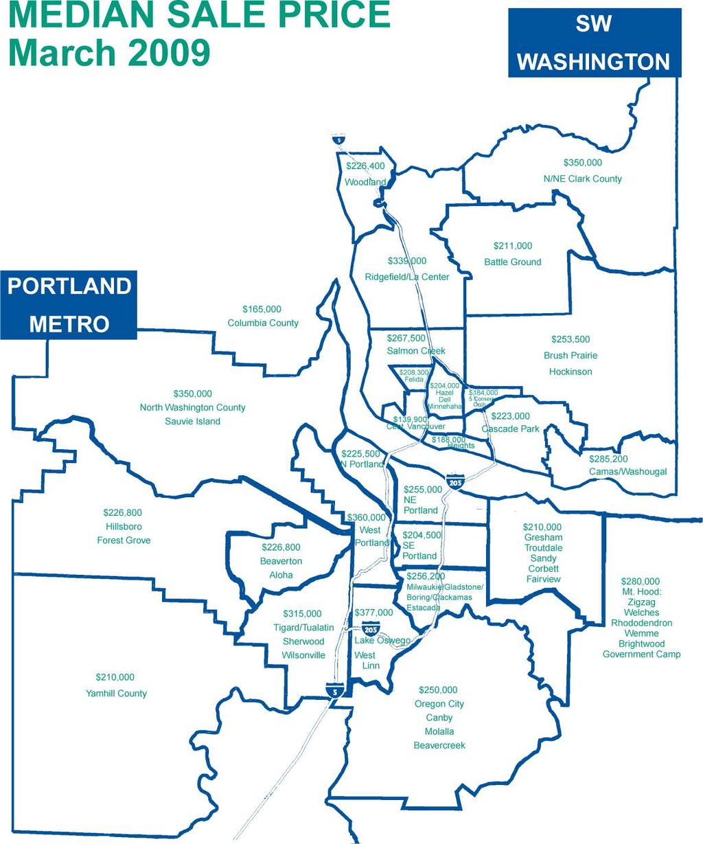 From March 2009 Market Action, a publication of the RMLS Figure 16 - Portland Metro Map SUBSIDIZED HOMEOWNERSHIP Some limited public resources are available for subsidizing homeownership for