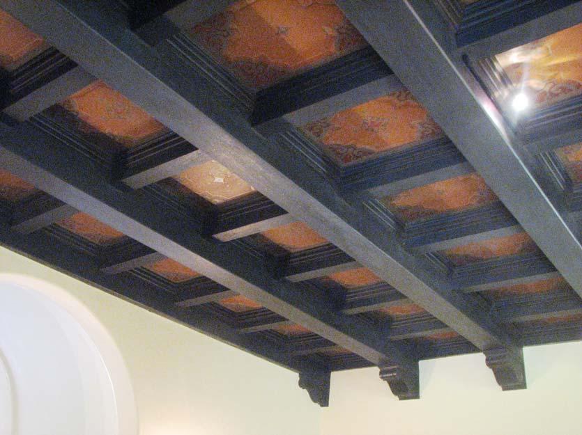 Petifils Residence dining room ceiling, 4519
