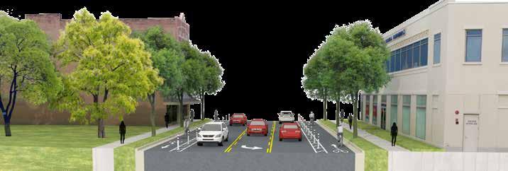 LAND DEVELOPMENT CODE 4.0 Infrastructure and Mobility Standards 105 4.6.2.8 City Avenue 2 (City Collector or Arterial) Design Parameters A Number of Lanes 2, 3, or 5 (w/o median), 4 (with median) B.