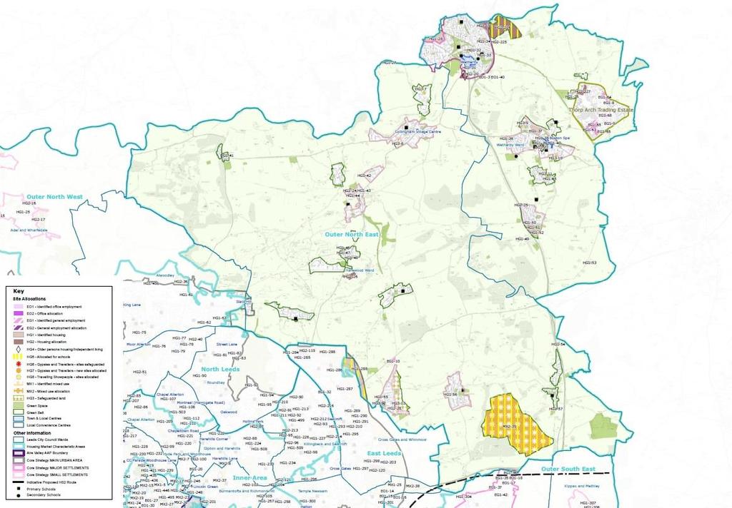 Planning for settlements in North East