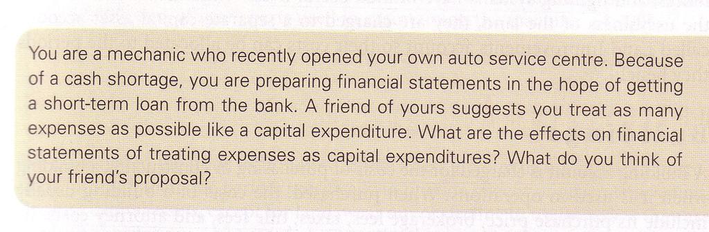 to elated capital asset account.