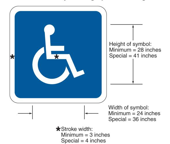95 Figure 17.385-6: Handicap Parking Sign Details J. Monument Signs. 1. Location. The sign shall be located on a site frontage adjoining a public or private street, easement or right-ofway.