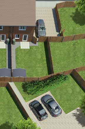 Hele Park 1 Campion Place, Newton Abbot TQ12 1GY Plot 310 Front View Rear View Two bed semi detached house These new