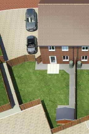 Hele Park 6 Violet Drive, Newton Abbot TQ12 1GX Plot 322 Front View Rear View Three bed semi detached house These new