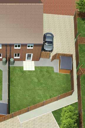 Hele Park 8 Violet Drive, Newton Abbot TQ12 1GX Plot 323 Front View Rear View Three bed semi detached house These new