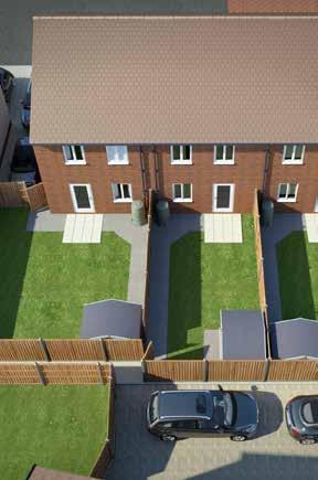 Hele Park 6 Burnet Road, Newton Abbot TQ12 1GU Plot 320 Front View Rear View Three bed mid terrace house These new
