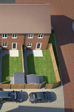 Hele Park 8 Burnet Road, Newton Abbot TQ12 1GU Plot 321 Front View Rear View Three bed end terrace house These new