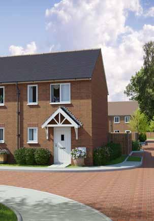 Hele Park 8 Campion Place, Newton Abbot TQ12 1GY Plot 293 Front View Rear View Two bed semi detached house These new
