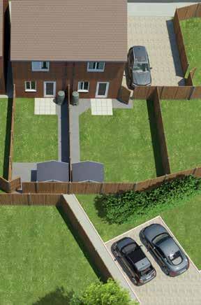 Hele Park 3 Campion Place, Newton Abbot TQ12 1GY Plot 309 Front View Rear View Two bed semi detached house These new