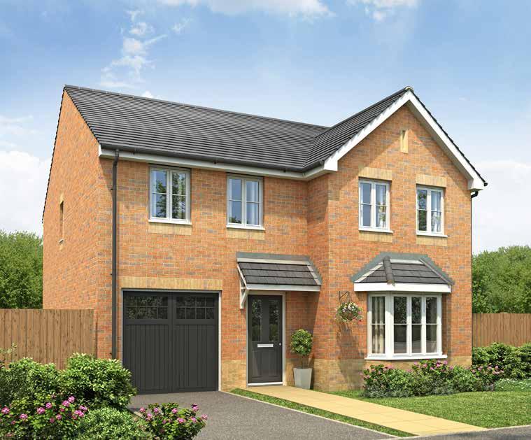 THE MILLERS REACH COLLECTION The Haddenham 4 Bedroom home The four bedroom Haddenham is an ideal choice for families looking for a spacious and flexible layout in their new home.