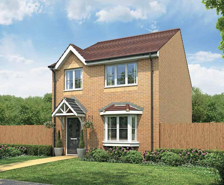 THE MILLERS REACH COLLECTION The Lydford 4 Bedroom home The four bedroom Lydford is well suited to those stepping up the property ladder who want the kitchen to be the hub of their home life.