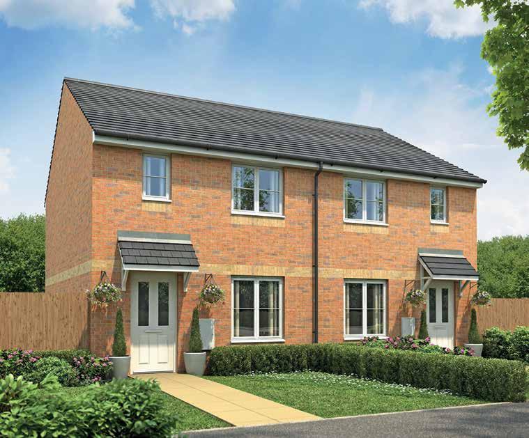 THE MILLERS REACH COLLECTION The Earlsford 3 Bedroom home First-time buyers and those stepping up the property ladder will find the three bedroom Earlsford has the space and style required to be