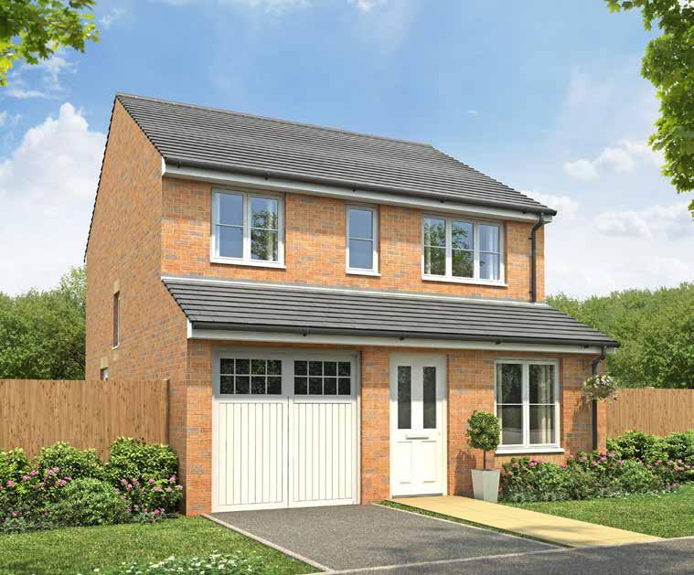 THE MILLERS REACH COLLECTION The Aldenham 3 Bedroom home The Aldenham is a traditional three bedroom house with an integral garage, which would suit couples or families.