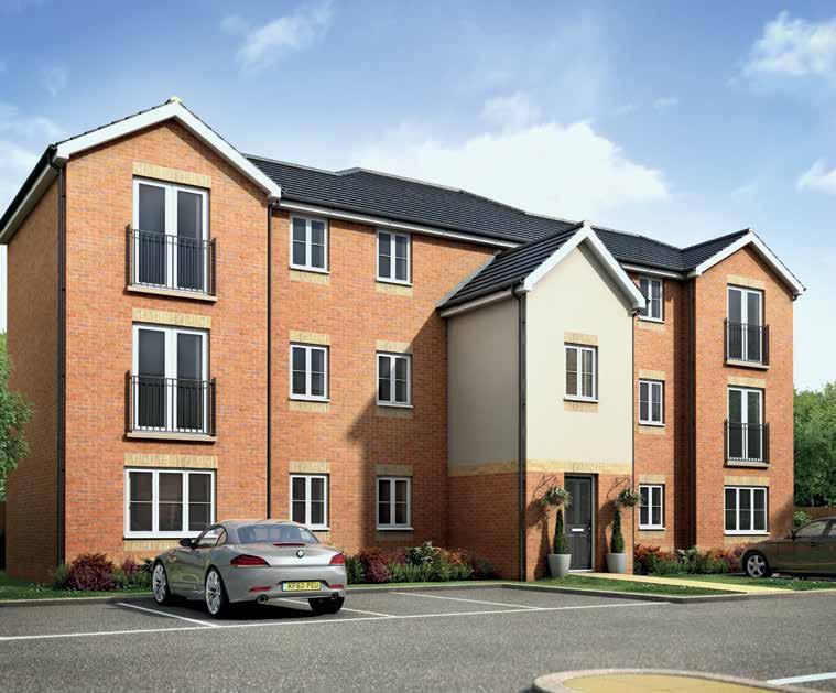 THE MILLERS REACH COLLECTION The Sealton 2 Bedroom home The Sealton is a well planned two bedroom apartment, offering a fantastic home for first time buyers or young families.