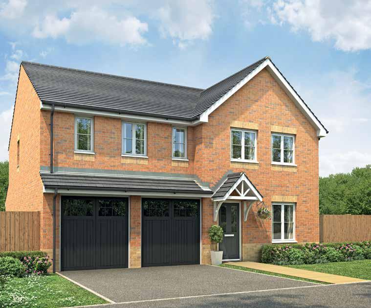 THE MILLERS REACH COLLECTION The Lavenham 5 Bedroom home The Lavenham is a large five bedroom detached house with two floors of generous living space, including an integrated double garage.